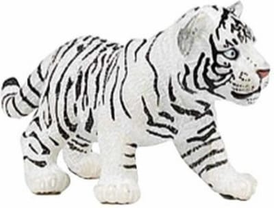 Speelfiguur - Wild dier - Tijger - Welp - Wit