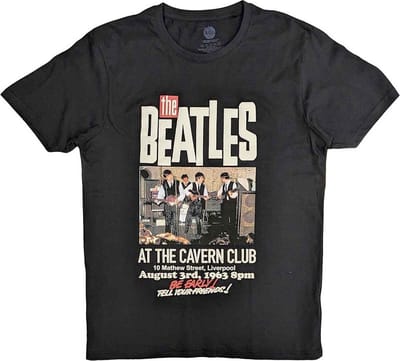 The Beatles - Cavern Heren T-shirt - M - Zwart