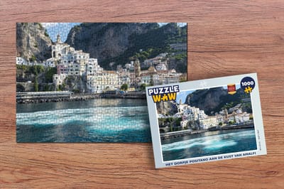Puzzel Positano aan de kust van Amalfi - Legpuzzel - Puzzel 1000 stukjes volwassenen