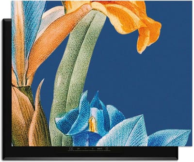 KitchenArt - Iris Elegance – Inductie Beschermer - 76x51.5 cm - Kookplaat Beschermer - Luxe Afdekplaat Inductieplaat - Anti-slip & Oprolbaar - Beschermmat Inductiekookplaat