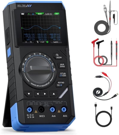 Draagbare Multimeter - Oscilloscoop Tester - Elektronica Testen - 3-in-1 Functie - 19999 Counts - Zwart