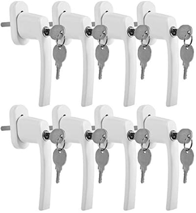 Afsluitbare Aluminium Raamgrepen met Sleutel - 35 cm - Kinderbeveiliging