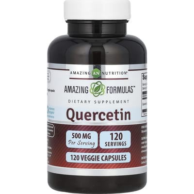 Quercetine, 500 mg, 120 plantaardige capsules