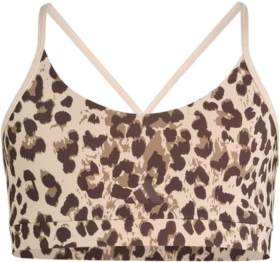 Adidas Sportswear Sportbeha Met Dierenprint - Kinderen - Beige