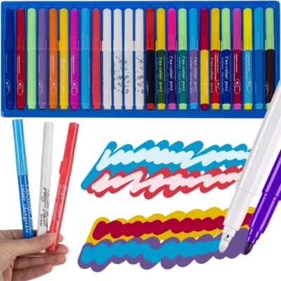 Maaleo Magische Markers Set - 25 stuks voor Creatief Tekenplezier