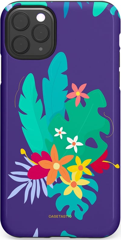Casetastic Hoesje Geschikt voor Apple iPhone 11 Pro Max - Stijlvolle Beschermende Duo-layer Case - Surfplant