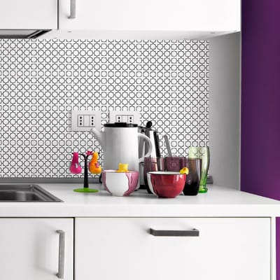 Tegelstickers voor de muur in keuken en badkamer - 24 Oosterse tegelstickers - 24 stickers van 10x10 cm
