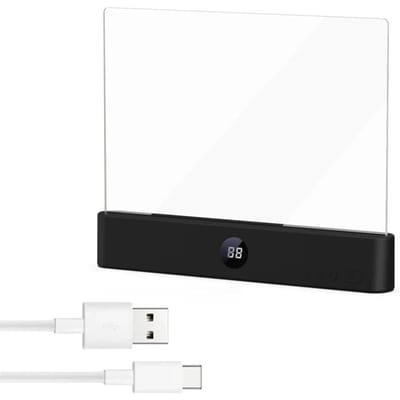 Lampe de lecture LED pour tablette à vision nocturne, légère, portable, LED claire, pleine page, durable, lampe d'étude sur panneau pour la maison, l'école
