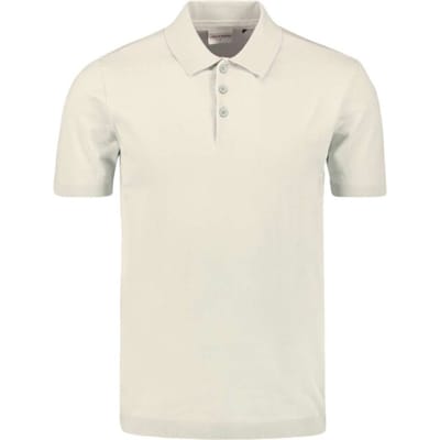 No Excess Pullover short sleeve polo button s offwhite