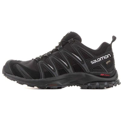 Salomon Xa Pro 3D Cuir Confortable Extérieur Respirant Basse Coupe Chaussures de Randonnée Homme chaussures de randonnée Noir L39332200 42⅔