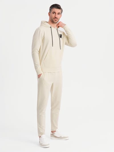 OMBRE Set - Regular Fit - Katoen Crème S