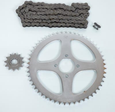 kyoto kettingset voor mbk 50 xlimit motor 1997 tot 1999 12x52 nieuw
