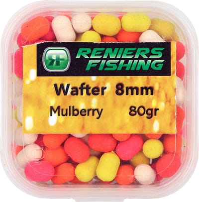 Reniers Fishing Slow Sinking 8mm Dumbell Wafters Color Mix 80gr - Smaak : Hot Spicy Carp