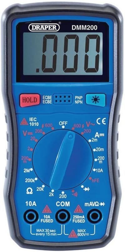 Digitale Multimeter - Multifunctioneel Testgereedschap met LCD-Scherm en Auto Uitschakeling