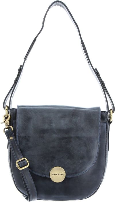 CHIEMSEE Leren Schoudertas Brisbane Shoulderbag Blue Blauw