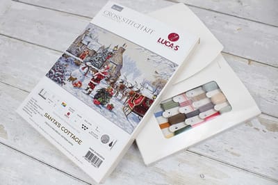Luca-S Santa's Cottage borduren (pakket) BU5011
