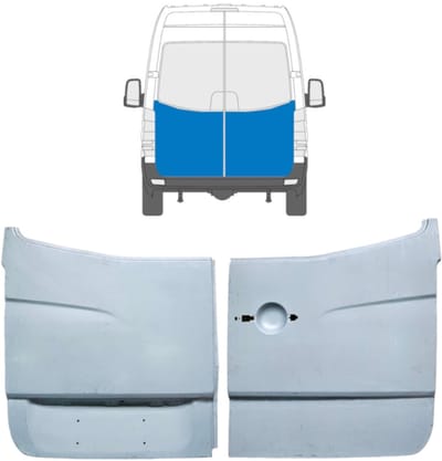 Reparatie plaatwerk achterste deuren voor Volkswagen Crafter 2005-2017