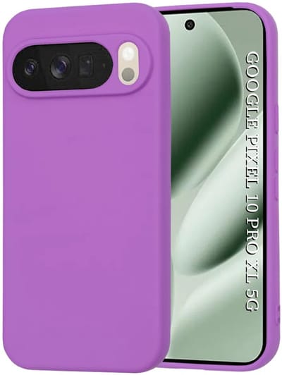 Hoesje geschikt voor Google Pixel 10 Pro XL - Techsuit Soft Flex Silicone Back Cover - Purple