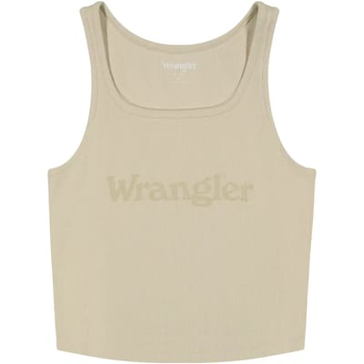 Damestanktop Wrangler Logo Stone