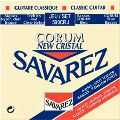 Savarez 500CRJ New Cristal Corum Snaren voor Klassieke Gitaar - Gemengde Spanning