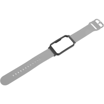 Horlogeband met Kast 20mm Waterdicht Zachte Siliconen Verstelbare Maat Lichtgewicht voor OPPO Free Rood + Rode Behuizing Grey with Black Case gray