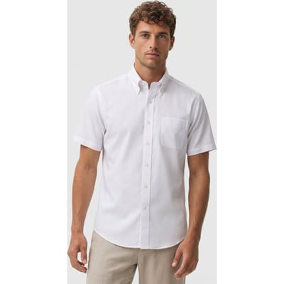 Brooks Brothers Non-iron Regular Shirt White Größe: 38 | Business hemden Outlet | Herren | Weiß