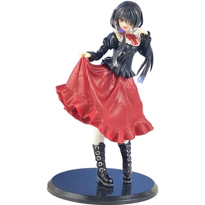 Figurine d'action PVC Originale 18cm Tokisaki Kurumi Collection Tenue Décontractée Modèle Jouets Ornement pour Enfants Poupée Cadeaux
