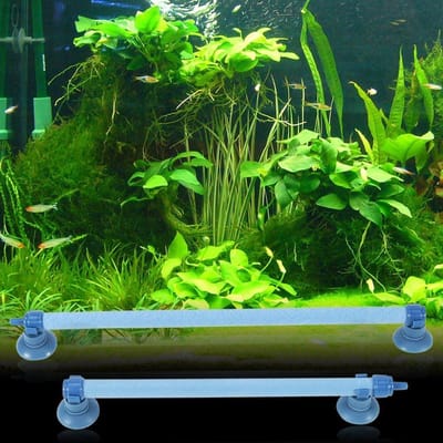 Luchtbel ventilatiebuis voor aquarium - Muur luchtverspreider met zuurstofpomp - 6 maten - Diffuser accessoires - Verbeter de waterkwaliteit - Aquariumdecoratie [23 inch, 12]