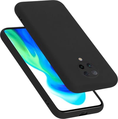 Cadorabo Hoesje geschikt voor Xiaomi POCO F2 PRO in LIQUID ZWART - Beschermhoes gemaakt van flexibel TPU silicone Case Cover