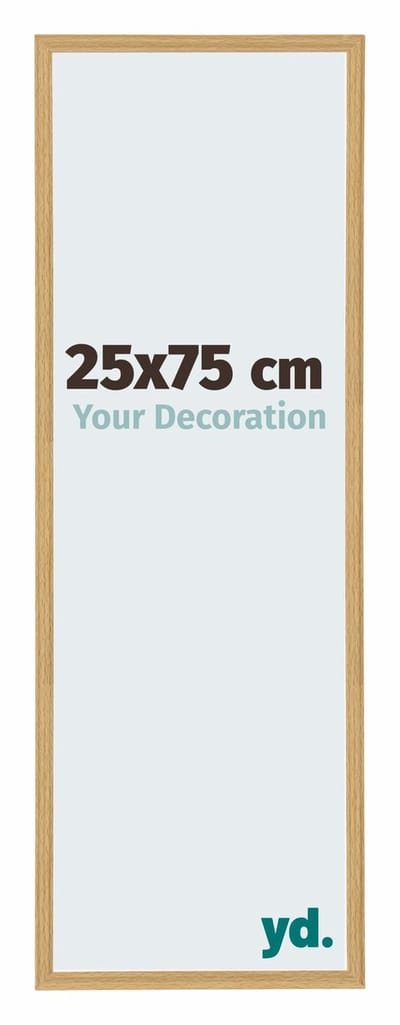 Your Decoration - Fotolijst 25x75 cm - Kunststof - Beuken Licht - Annecy