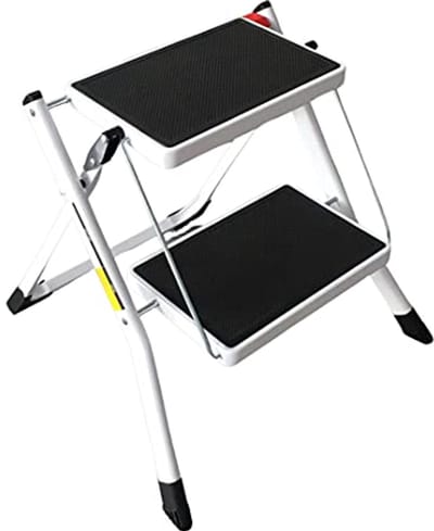 Compacte 2 Stap Ladder met Anti-Slip en 150KG Capaciteit voor Veilig Thuisgebruik