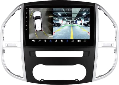Autoradio bluetooth met camera - Carplay - Voor Mercedes Benz Vito W447 (2014-2021) - Geschikt voor Apple en Android - Stereo - Navigatie - Navigatiesysteem auto