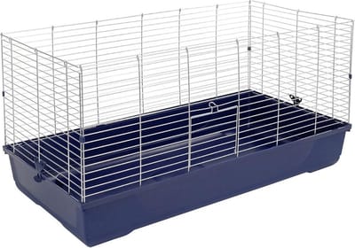 Thuys – Konijnenhok Binnen – Met 2 Etages – Konijnenren – Dierenhuis – Kooi – Dierenverblijf – Knaagdierkooi – Caviakooi – 120 x 53 x 86 cm