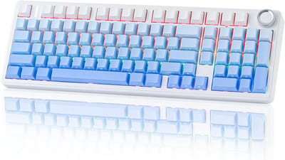 Draadloos Mechanisch Gaming Toetsenbord met RGB en 8000mAh Batterij
