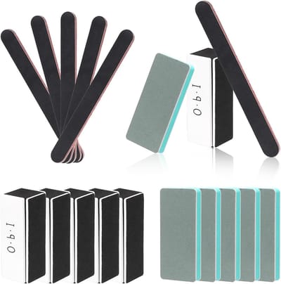 Polijststokken Set - Schuurstokken Pads - Sieraden Polijsten - Dubbelzijdig Ontwerp - 15 Stuks - Zilver Groen Zwart
