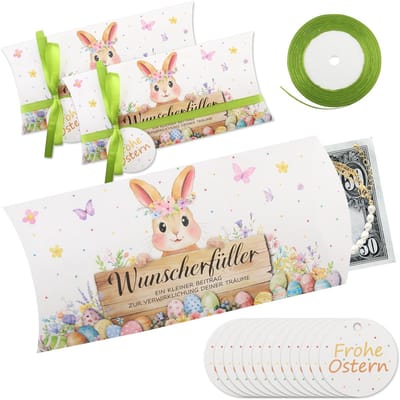 Dailygoods - YUE QIN 12 stuks wensvullers geldgeschenk Pasen geldgeschenken verpakking geldgeschenken kussendozen geschenkdoosjes geschenkdozen voor cadeaubonnen gouden munten contant geld