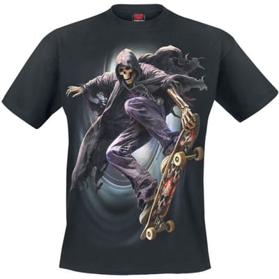 Spiral T-shirt - Soul Boarder - T-shirt - M tot 3XL - voor Mannen - zwart