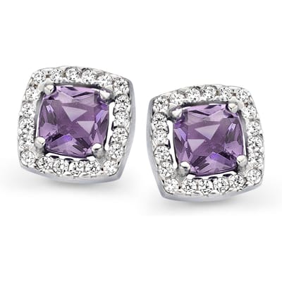 Orphelia 'Faustine' Dames 925 Sterling Zilveren Stud Oorbellen - Zilver ZO-7199/LA
