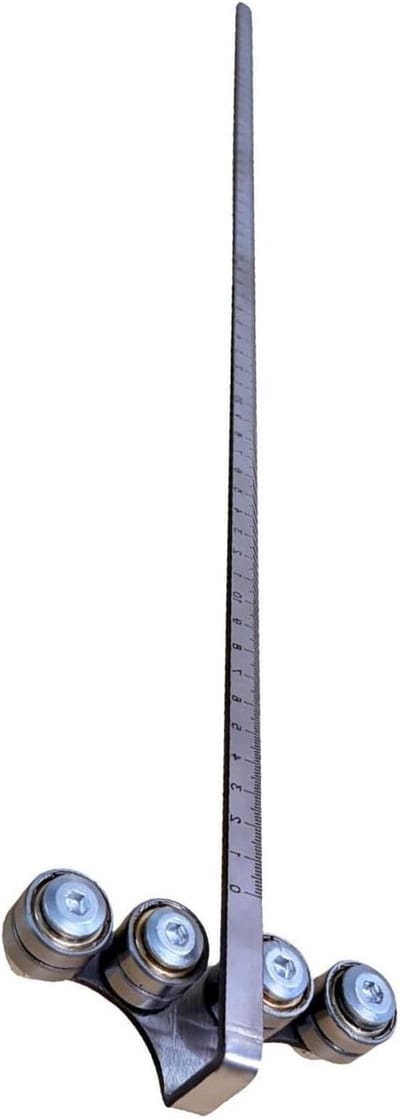 Cirkelzaag Geleiderail - Houtbewerkingsgereedschap Precisie - Rechte Zagen Maken - Verstelbare Glijdende Structuur - 59.99 x 16.99 x 5 cm