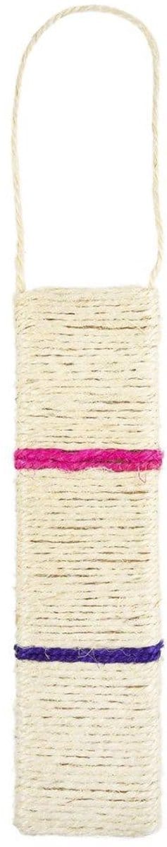 Krabpaal - Kattenkrabber - Hangend - Hangmat - Hangen - Ophangen - Speelgoed - Kat - Poes - Krabber - Krabben - Krabmat - Sisal - 30 cm