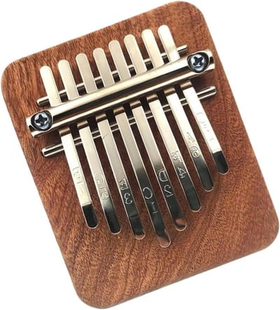 Mini Kalimba - Vingerpiano Duimpiano - Muziek Maken - 8 Tonen Houten Instrument - Compact Formaat - Niet gespecificeerd