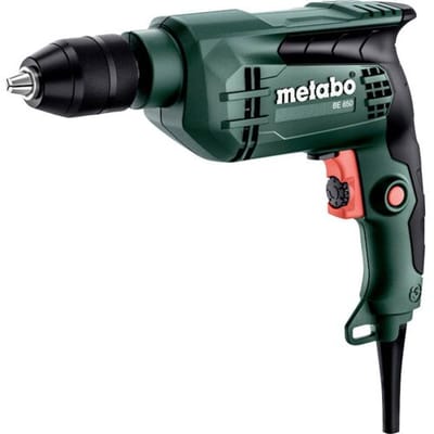 Metabo BE 650 Boormachine - 650W - Vario-Elektronica (V) - Snelspanboorkop Futuro Plus - Rechts-/Linksomdraaiend - Compact & Lichtgewicht - 600741850