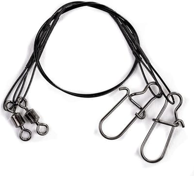 Spro Power Catcher - Stainless Wire Leaders - 8kg - 20cm - 2 Stuks - Onderlijn - Grijs