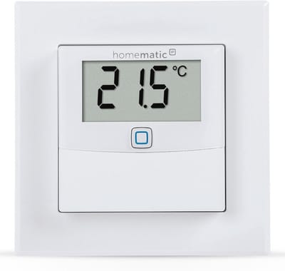 Draadloze Temperatuur- en Luchtvochtigheidssensor met Display voor Slimme Huizen – Compatibel met Alexa
