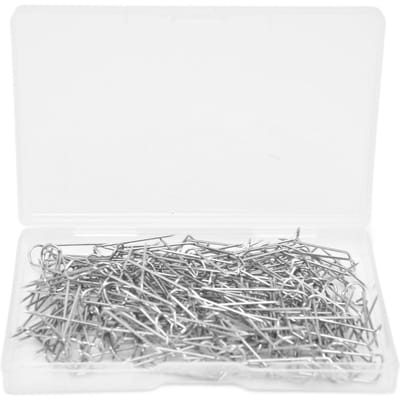 Lot de 200 épingles à fourche en forme de U en acier inoxydable, robustes et durables, pour une large application, 23 mm 23mm