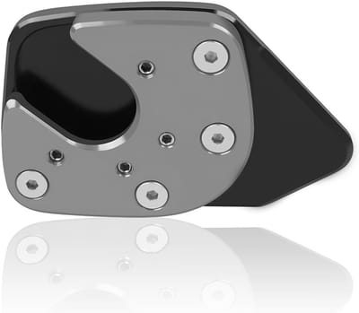 Motor Zijstandaard Verlengstuk - Voet Steunplaat - Motor Stabiliseren - Vergroot Draagvlak - 99 g - Titanium
