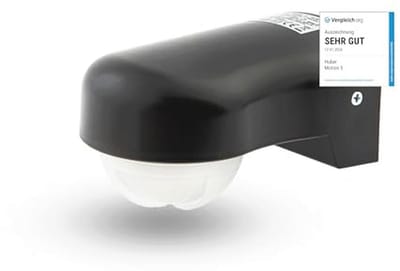 Infrarood Bewegingsmelder 360° met 3 Sensoren en Matrixlenzen - IP65 Bescherming, Wand-/Plafondmontage, Antraciet