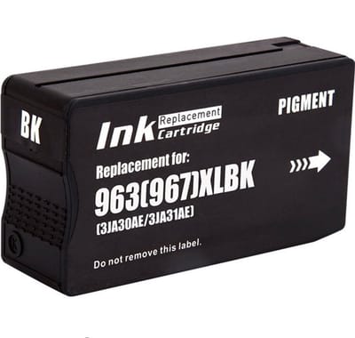 Inktcartridge Geschikt voor HP 963XL | 1x Zwart Geschikt voor HP OfficeJet Pro Series 9010 - 9012 - 9014 - 9015 - 9016 - 9018 - 9019 - 9020 - 9022 - 9025 - 9026 - 9028