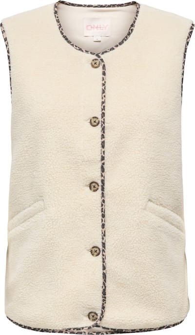 Only Baby Life Teddy Vest Dames - Maat M