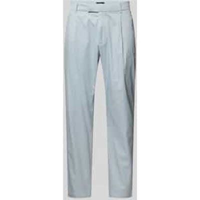 slim fit pantalon met biezen en Franse steekzakken
